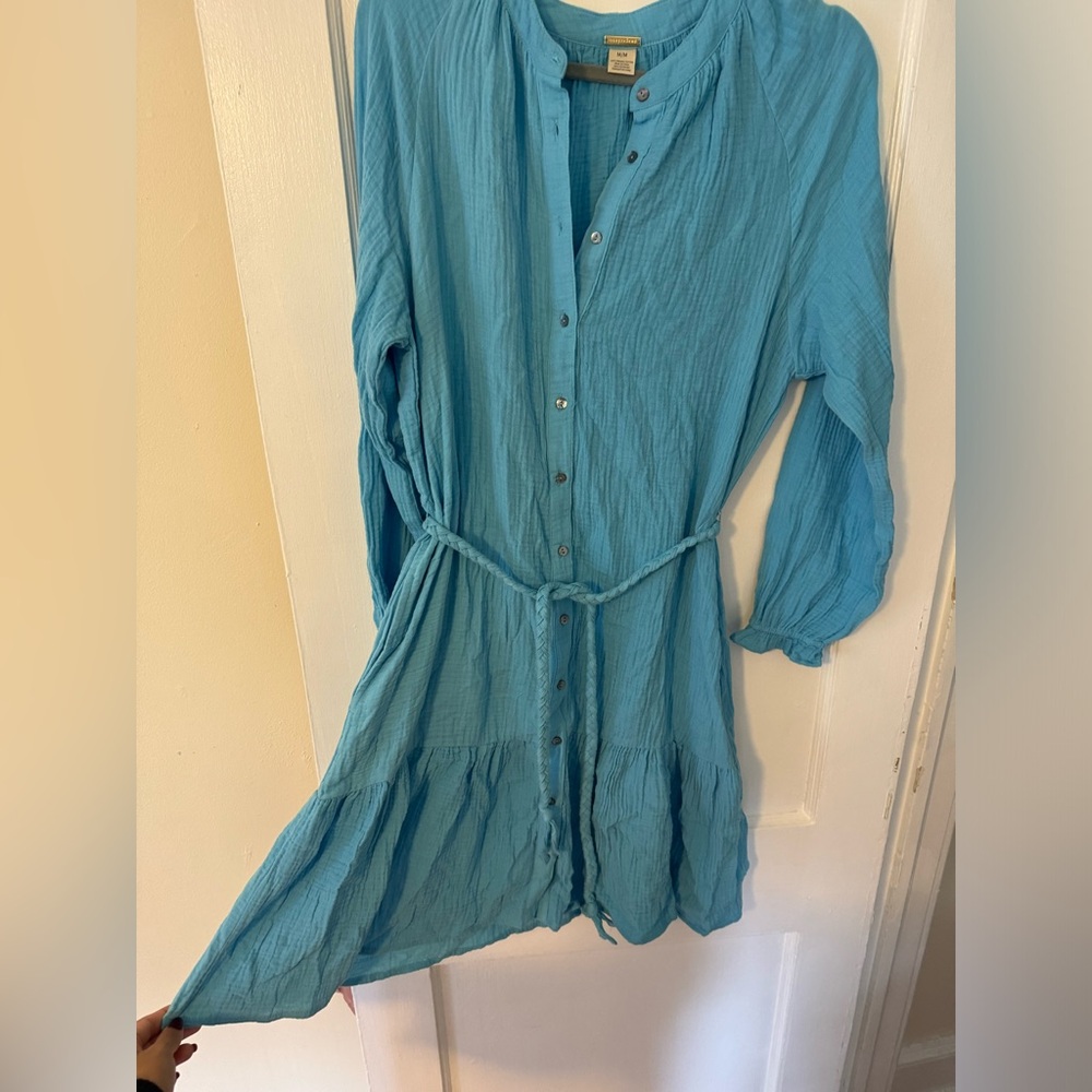NWT Magaschoni 100% organic cotton dress- size M